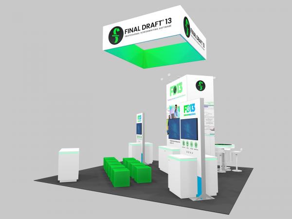 RE-9121 Rental Trade Show Island Exhibit -- Image 2